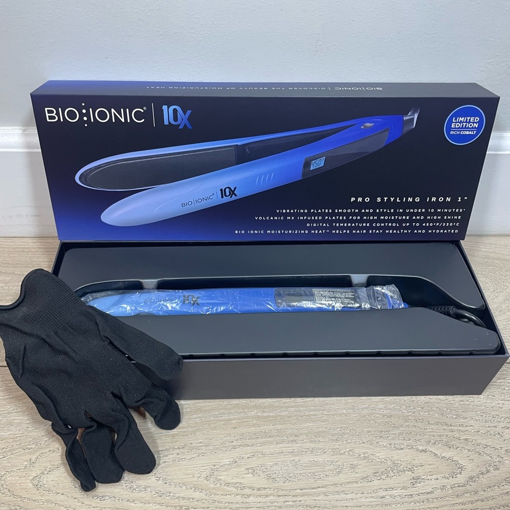 Bio Ionic 10X Pro Styling Iron - Blue